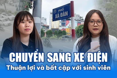 Chuyển sang xe điện: Thuận lợi và bất cập với sinh viên
