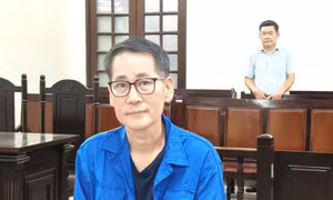 Ông Nguyễn Lê Minh tại phiên tòa.