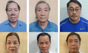 Các bị can trong vụ án.