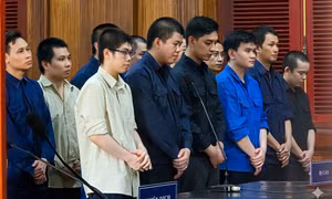 Các bị cáo trong vụ án