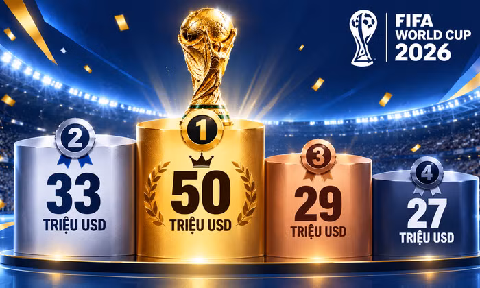 TP NOW: World Cup 2026 khép lại: Các đội tuyển được thưởng ‘khủng’ thế nào?