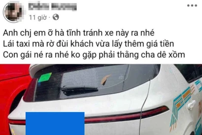 Nữ hành khách đăng bài 'tố' tài xế có hành vi sàm sỡ gây xôn xao dư luận