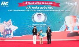 Nam sinh 7 tuổi đạt điểm tuyệt đối cuộc thi TOEFL Challenge