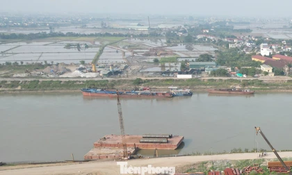 Đường nối Thái Bình - Phố Hiến đang được thi công ra sao?