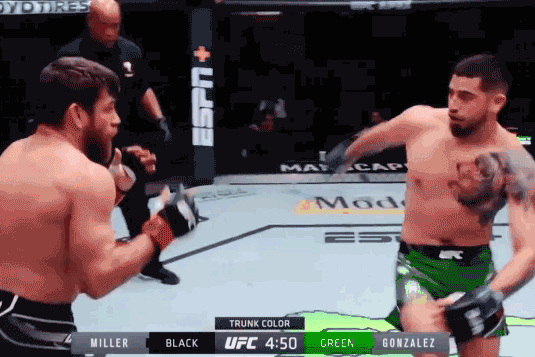 Jim Miller ra đòn hạ knock-out Erick Gonzalez.
