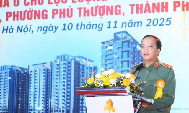 Khởi công dự án nhà ở cho lực lượng CAND tại Hà Nội