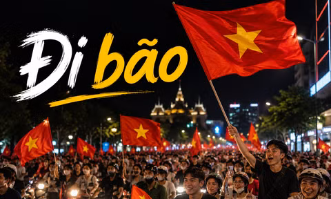 "Đi bão" mừng ĐT Việt Nam vô địch: Niềm vui cộng hưởng giữa biển người