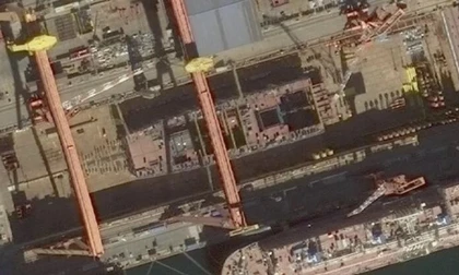 Hình ảnh chứng minh Trung Quốc đang chế tạo tàu sân bay chạy bằng năng lượng hạt nhân