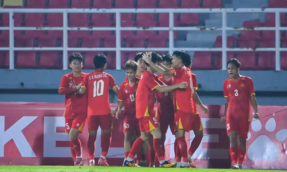 Trực tiếp U17 Việt Nam vs U17 Malaysia 1-0 (H1): Quý Vương mở tỷ số