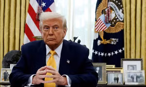Tỷ lệ ủng hộ Tổng thống Mỹ Trump giảm xuống mức thấp kỷ lục