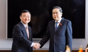 Chủ tịch Quốc hội Trần Thanh Mẫn tiếp lãnh đạo tập đoàn lớn của Hàn Quốc