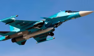 Sân bay quân sự Nga hứng hỏa lực, cường kích Su-34 bị hư hại