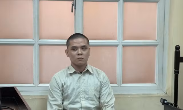 Bị cáo Tưởng Chí Huy tại phiên tòa.