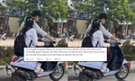 Đăng ảnh chê cô gái ngồi trên xe để bạn trai dắt bộ, người đăng nhận phản ứng ngược