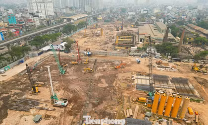 Cận cảnh đại công trường trên khu 'đất vàng' Cao - Xà - Lá