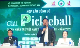 1,5 tỷ đồng tiền thưởng tại giải Pickleball Doanh nhân trẻ Việt Nam