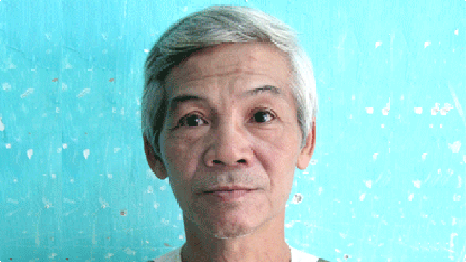 Ông Trần Văn Cư lúc mới bị bắt