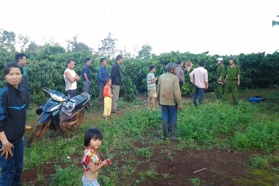 Khu rẫy xảy ra trọng án. Ảnh: Ngọc Linh