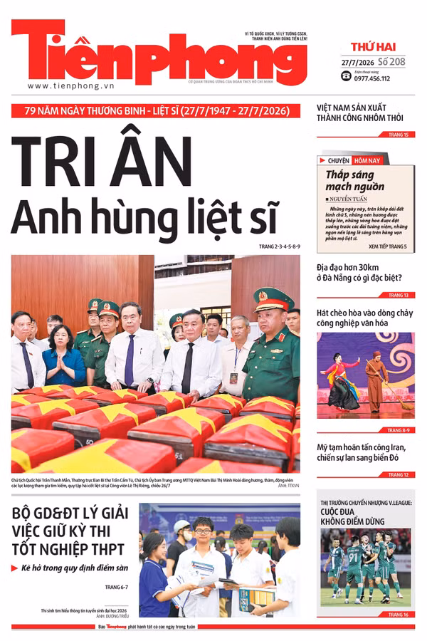 Tiền Phong số 208/2026