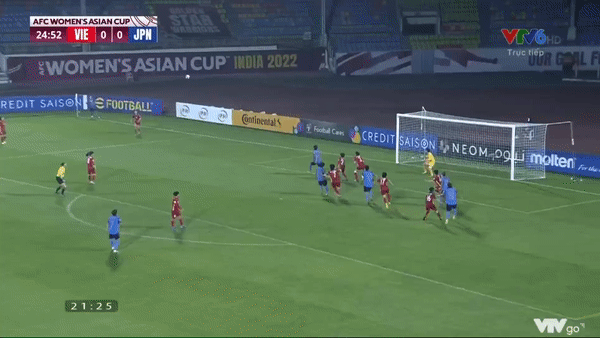 Việt Nam vs Nhật Bản 0-3: Nỗ lực đáng khen của các cô gái Việt Nam ảnh 6 Việt Nam vs Nhật Bản 0-3: Nỗ lực đáng khen của các cô gái Việt Nam ảnh 6