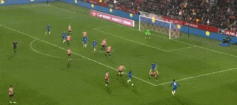 Bàn mở tỷ số may mắn của Chelsea Bàn mở tỷ số may mắn của Chelsea