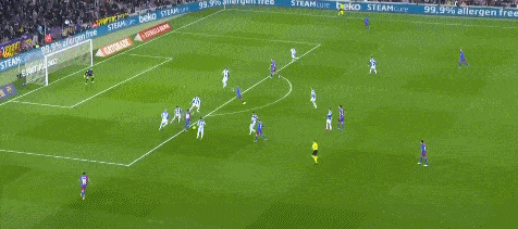 Bàn mở tỷ số của Barca