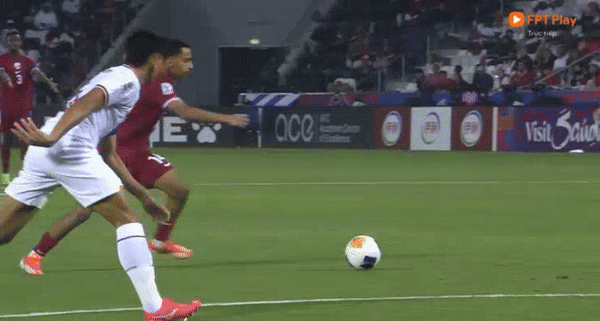 U23 Indonesia thua U23 Qatar với 2 thẻ đỏ trực tiếp ảnh 3