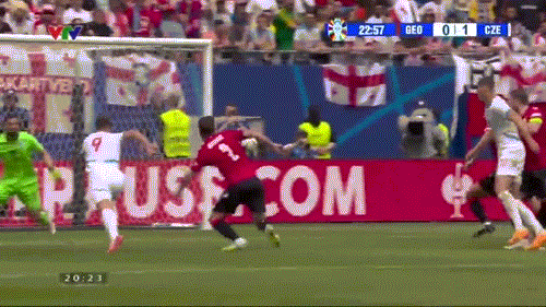 Czech và Georgia níu chân nhau ở bảng F ảnh 17