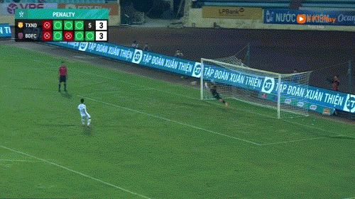 Thắng nghẹt thở Bình Dương trên chấm 11m, Nam Định giành vé vào bán kết Cúp Quốc gia 2023/24 ảnh 49