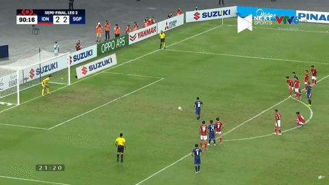 Indonesia vs Singapore 4-2: 120 phút điên rồ, trọng tài, 3 thẻ đỏ và penalty ảnh 14 Indonesia vs Singapore 4-2: 120 phút điên rồ, trọng tài, 3 thẻ đỏ và penalty ảnh 14