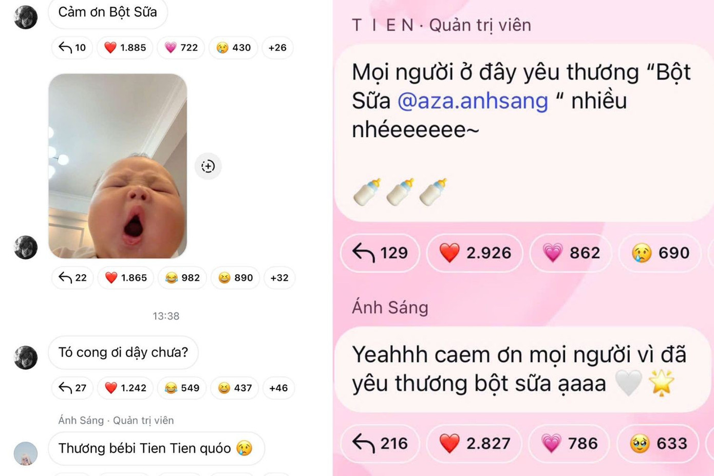 Tiên Tiên cảm ơn, động viên "bột sữa" Ánh Sáng AZA. thiet-ke-chua-co-ten-2025-07-20t161713595.jpg