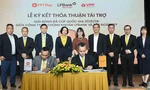 Lễ ký kết giữa Chứng khoán LPBank, Tập đoàn FPT và VPF sáng 9/9. (ảnh Huyền Nguyễn)