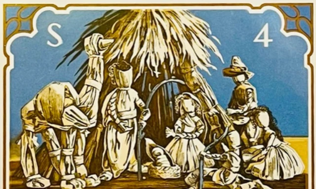 Bộ sưu tập tem Giáng sinh đang thu hút đông đảo người tới xem