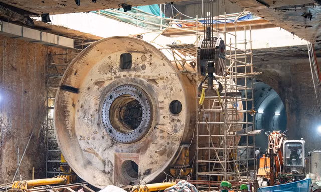 Đào thông toàn bộ hầm ngầm tuyến metro Nhổn - ga Hà Nội