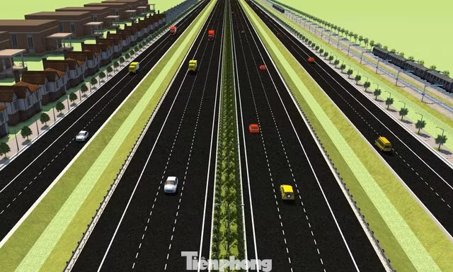 Sắp khởi công đường cao tốc trên cao Vành đai 4 - Vùng Thủ đô