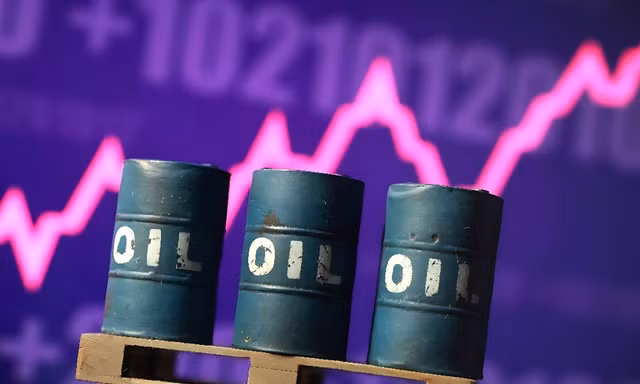 Giá dầu thô, chứng khoán tăng thẳng đứng