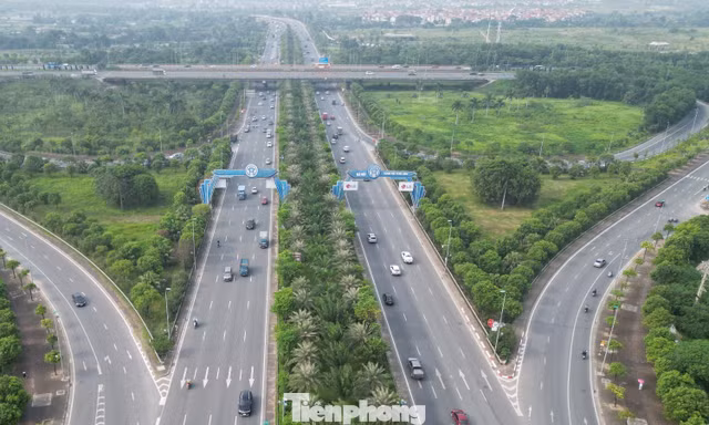 Từ 25/11, cấm xe tải, xe khách lưu thông ở làn 1 trục Nhật Tân - Nội Bài