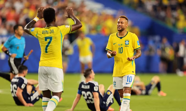 TIN NÓNG WORLD CUP 2026: Neymar đi vào lịch sử trong ngày Brazil thắng đậm Scotland 3-0