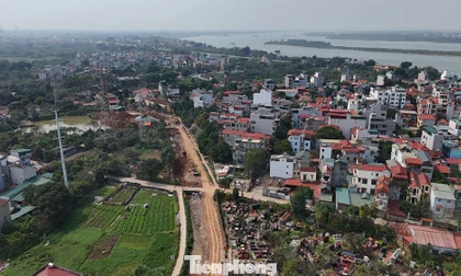 Cận cảnh tuyến bổ cập nước sông Tô Lịch trị giá 869 tỷ đồng đang thành hình