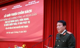 Bộ Công an giới thiệu cuốn sách của cố Tổng Bí thư Nguyễn Phú Trọng