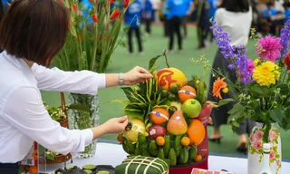 Tết về sớm trong khuôn viên Học viện Nông nghiệp Việt Nam