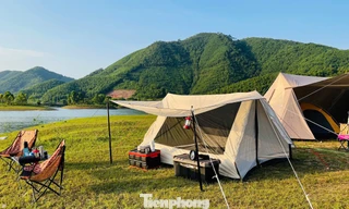 Những điểm cắm trại lý tưởng quanh Hà Nội dịp Tết 