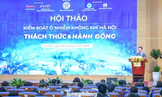 Đang diễn ra hội thảo, bàn giải pháp xử lý ô nhiễm không khí Hà Nội 