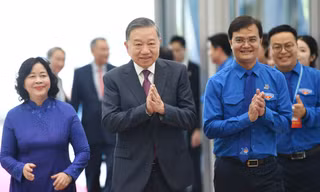 Tổng Bí thư, Chủ tịch nước Tô Lâm dự phiên Trọng thể Đại hội Đoàn toàn quốc lần thứ XIII