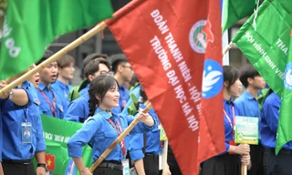 ẢNH: Sinh viên Thủ đô hăng hái lên đường tham gia Chiến dịch ‘Mùa Hè Xanh 2025’