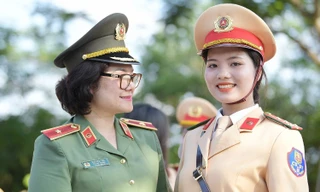 Nữ học viên An ninh nhân dân hai lần tham gia diễu binh cấp quốc gia