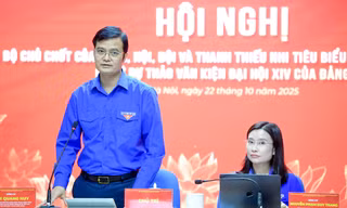 Cán bộ Đoàn, Hội, Đội góp ý Dự thảo Văn kiện Đại hội XIV của Đảng