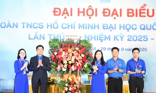 Chị Hứa Thanh Hoa tái cử Bí thư Đoàn Thanh niên ĐHQG Hà Nội