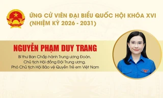 Bí thư Trung ương Đoàn Nguyễn Phạm Duy Trang ứng cử Đại biểu Quốc hội khóa XVI tại TP. HCM