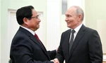 Thủ tướng Phạm Minh Chính hội kiến Tổng thống Nga Putin